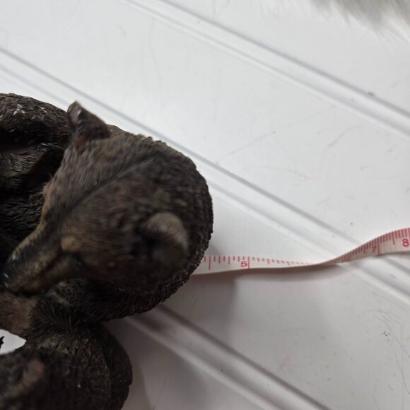 Mama Bear & Cubs Cuddling Playing Figurine Resin 4 X 4.75 X 3.25” Mother Baby - Picture 9 of 10